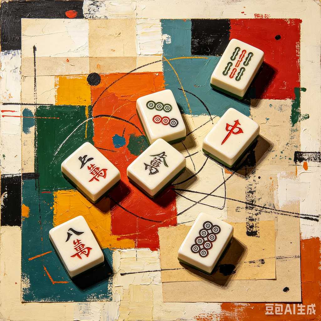 muted color mahjong set